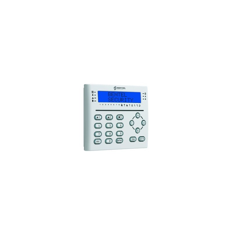 Tastiera LCD Bentel T-WHITE