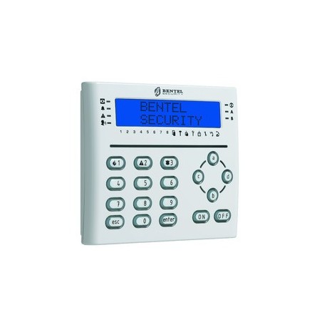 Tastiera LCD Bentel T-WHITE