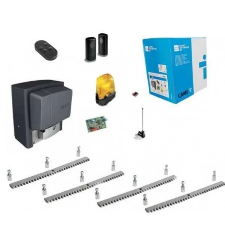 CAME Kit scorrevole U2313  BX-78 800KG 230V + 4M Cremagliera zincata