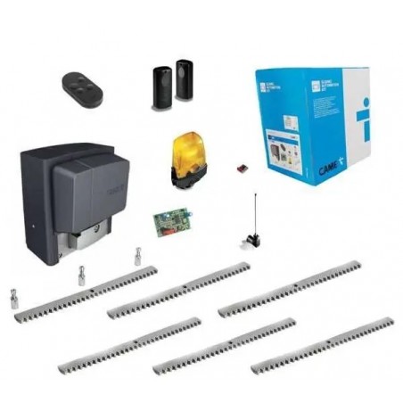 CAME Kit automazione scorrevole U2313 BX-78 800KG 230V + 6M Cremagliera zincata