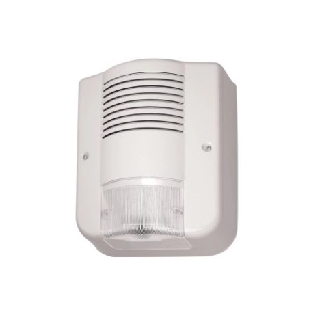 AVS Sirena a Led CITY LED HP autoalimentata da esterno in ABS colore avorio su RS 485